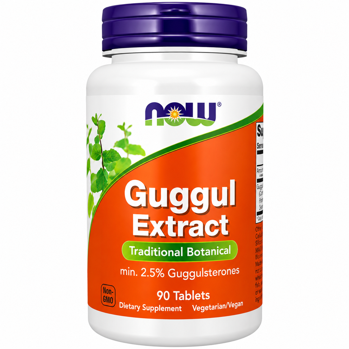 NOW Foods Guggul Extract Traditional Botanical 2.5% Guggulsterones 90 Tablets