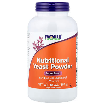 NOW Foods Nutritional Yeast Powder – Super Food Fortified with B-Vitamins, 10 oz (284g)