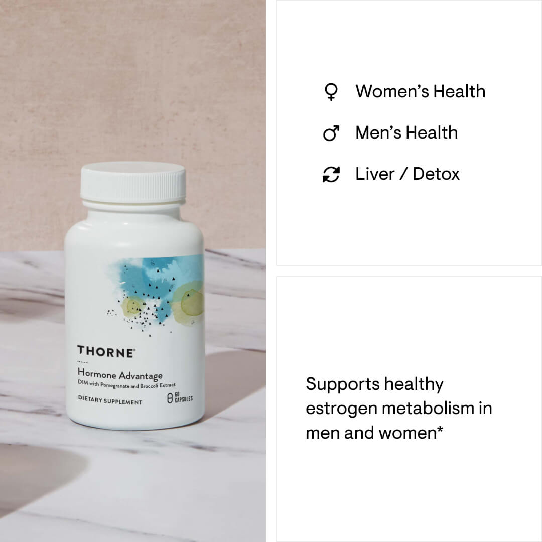 Thorne Hormone Advantage – 60 Capsules — manufacturer product details
