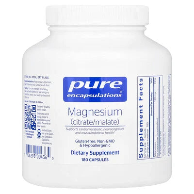 Magnesium glycinate and citrate malate product comparison