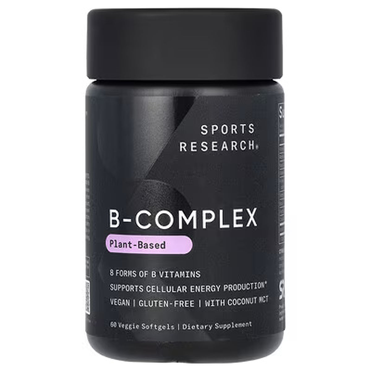 Sports Research B-Complex Plant-Based 60 Veggie Softgels