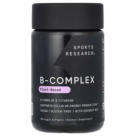 Sports Research B-Complex Plant-Based 60 Veggie Softgels