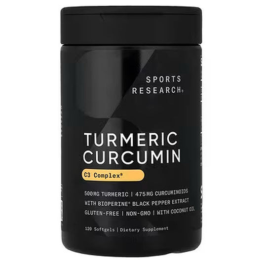 Sports Research Turmeric Curcumin C3 Complex 120 Softgels