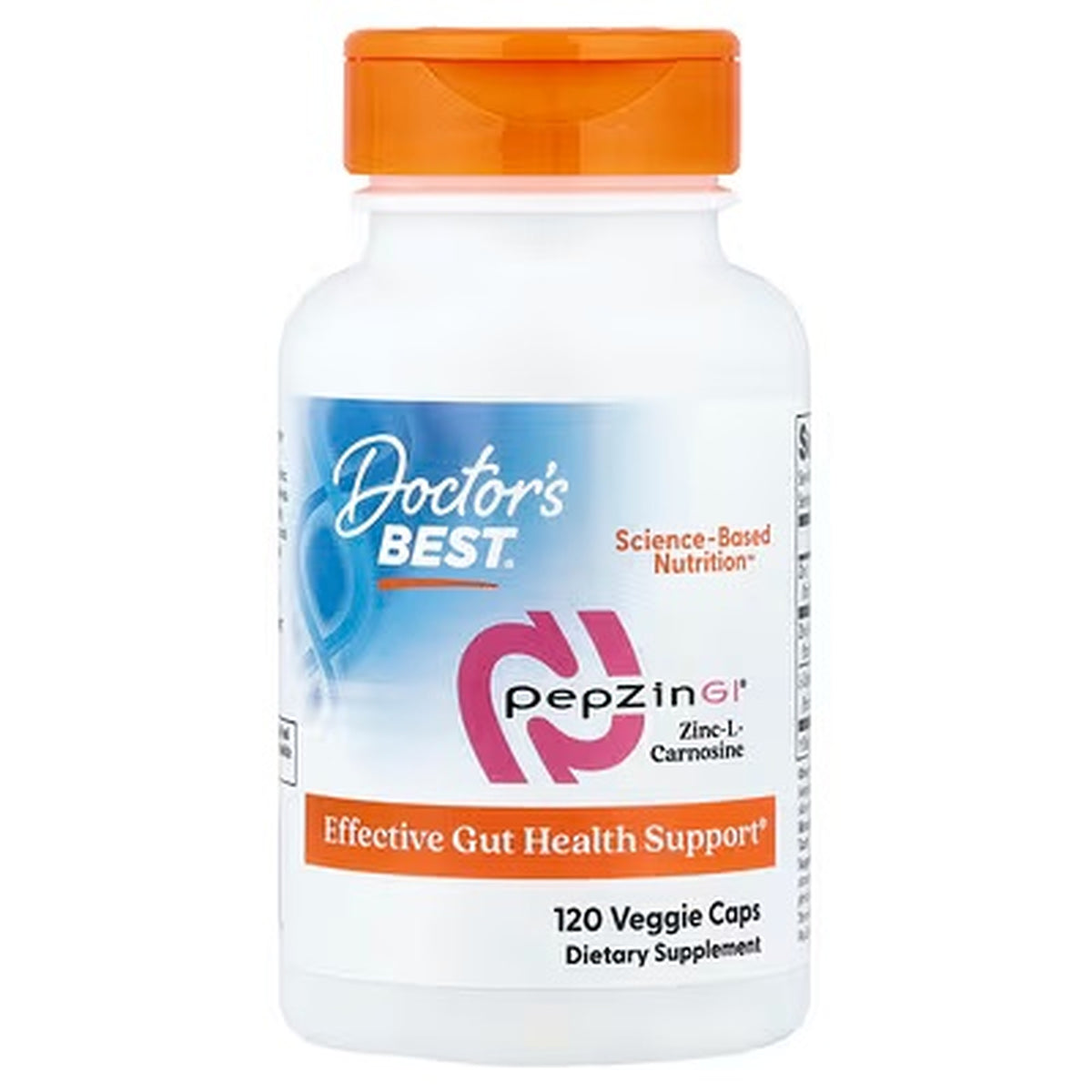 Doctor’s Best PepZin GI Zinc-L-Carnosine – 120 Veggie Capsules — product image 1