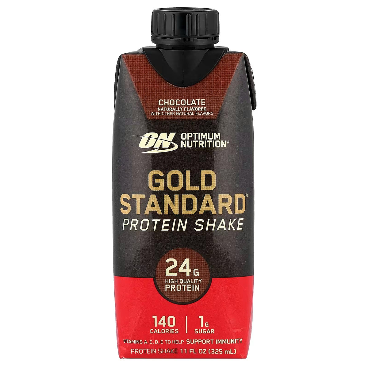Optimum Nutrition Gold Standard Protein Shake – Chocolate, 4 × 325 mL — product image 2