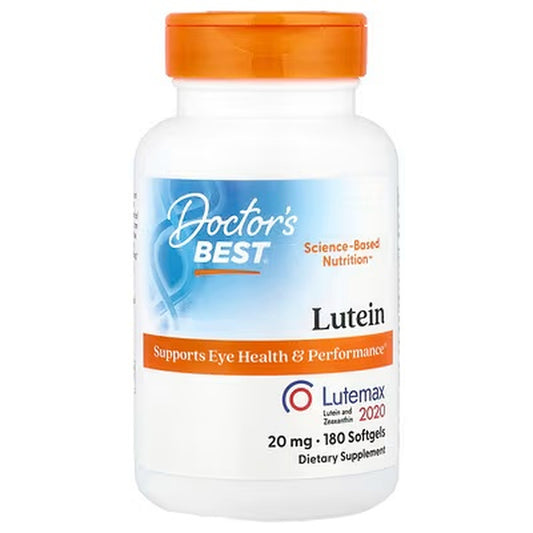 Doctor’s Best Lutein with Lutemax 2020 – 20 mg, 180 Softgels — product image 1