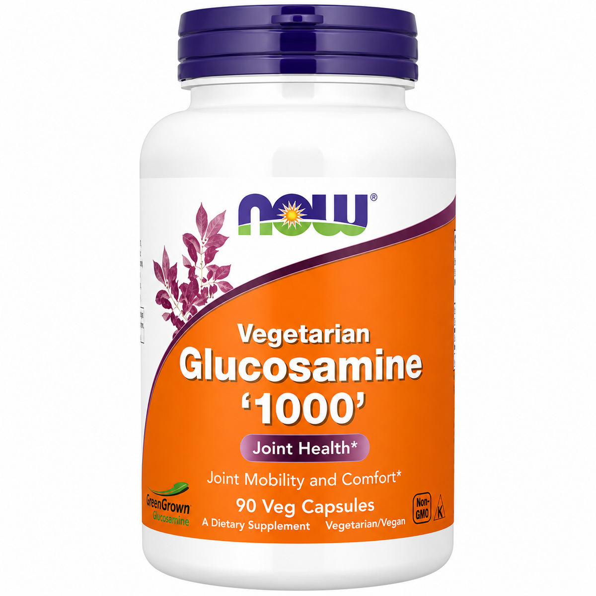 NOW Foods Vegetarian Glucosamine 1000 Joint Health 90 Veg Capsules