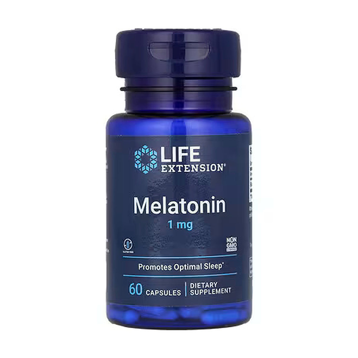 Life Extension Melatonin 1mg 60 Capsules