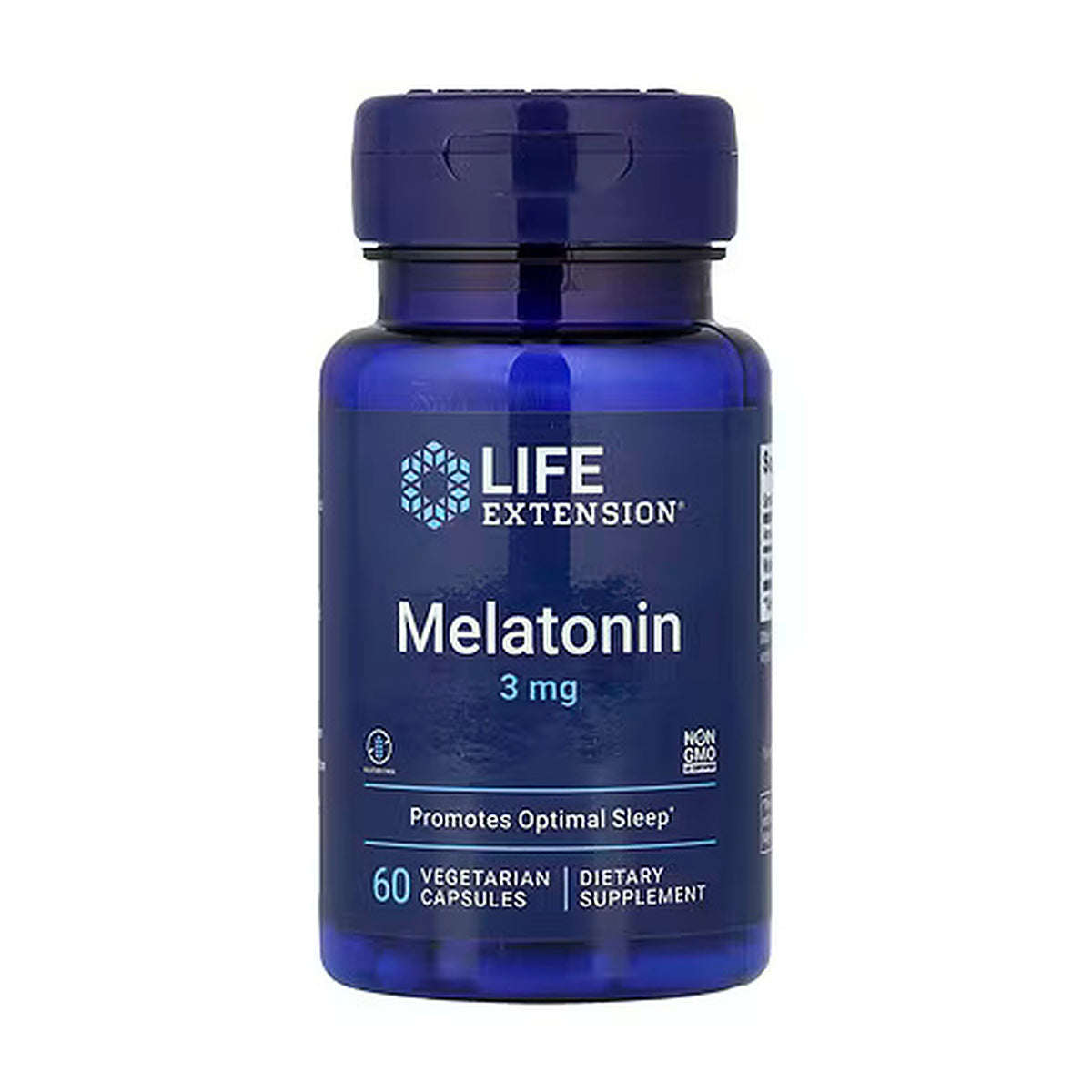 Life Extension Melatonin 3mg 60 Vegetarian Capsules