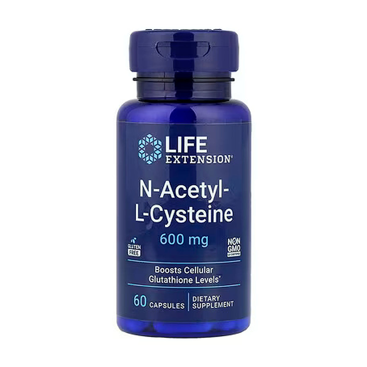 Life Extension N-Acetyl-L-Cysteine NAC 600mg 60 Capsules