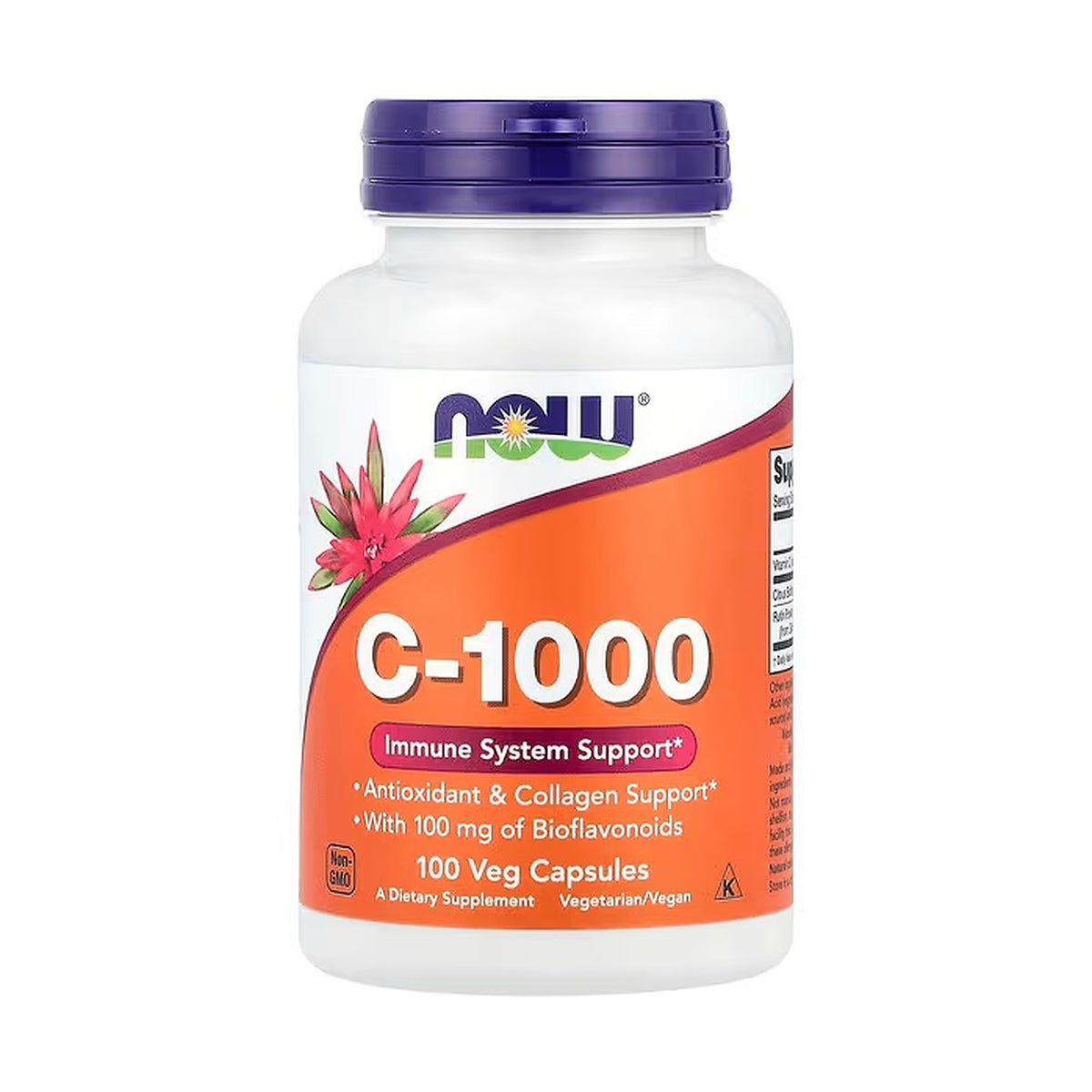 NOW Foods C-1000 – Sustained Release with Rose Hips | 100 & 250 Tablets