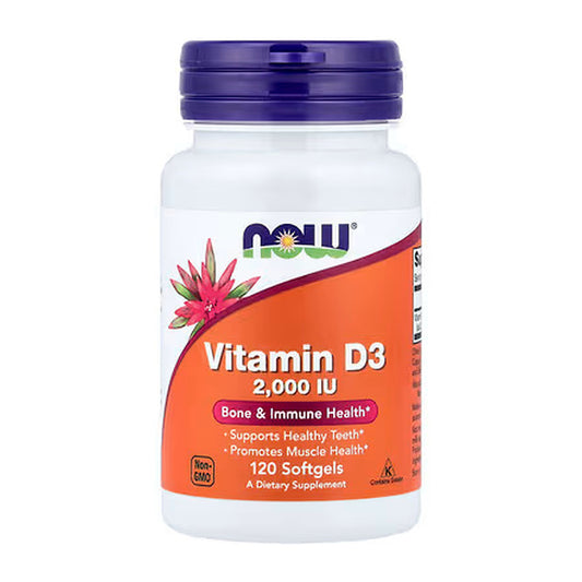 Now Foods Vitamin D3 2000 IU 120 Softgels