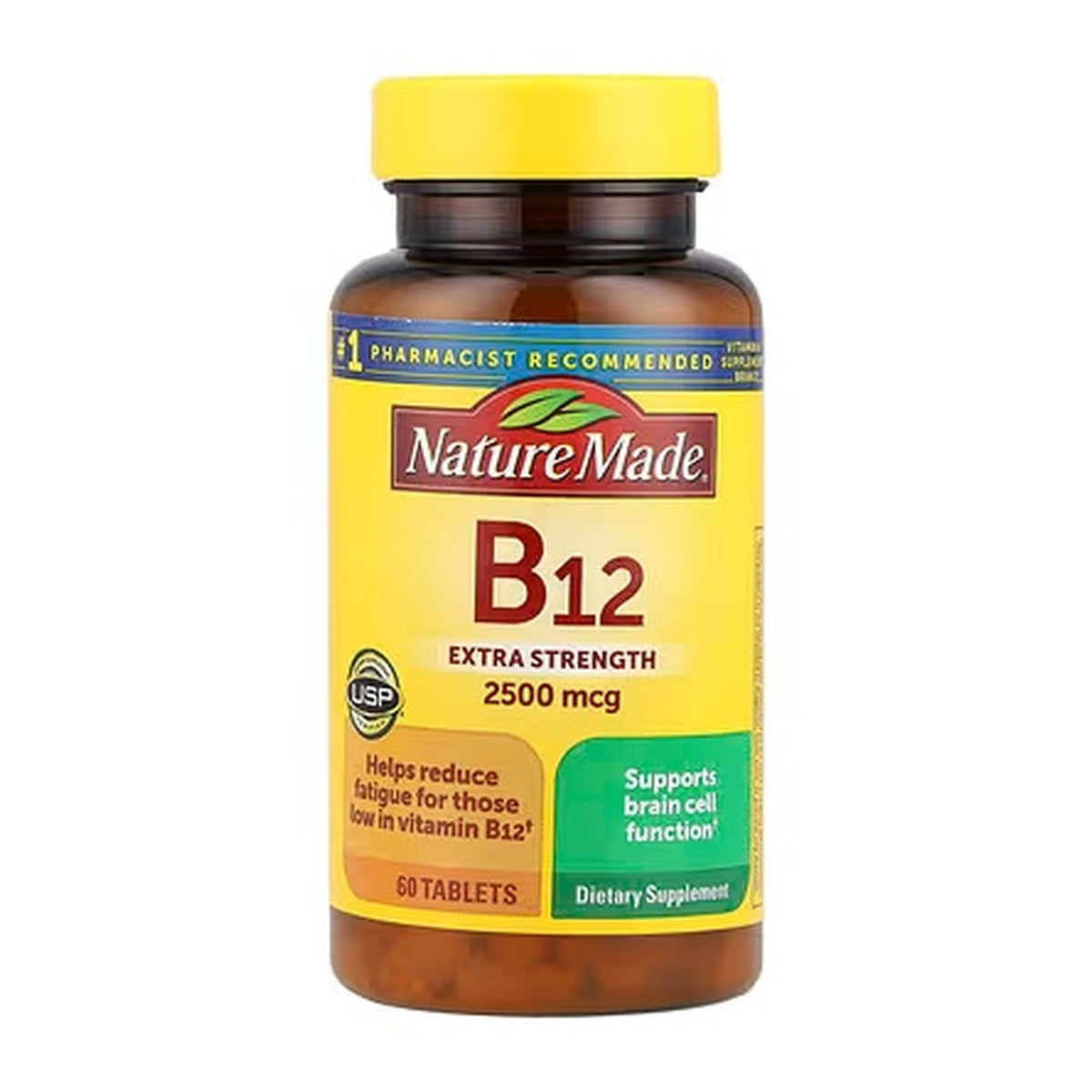 Nature Made B12 Extra Strength 2500 mcg - 60 Tablets