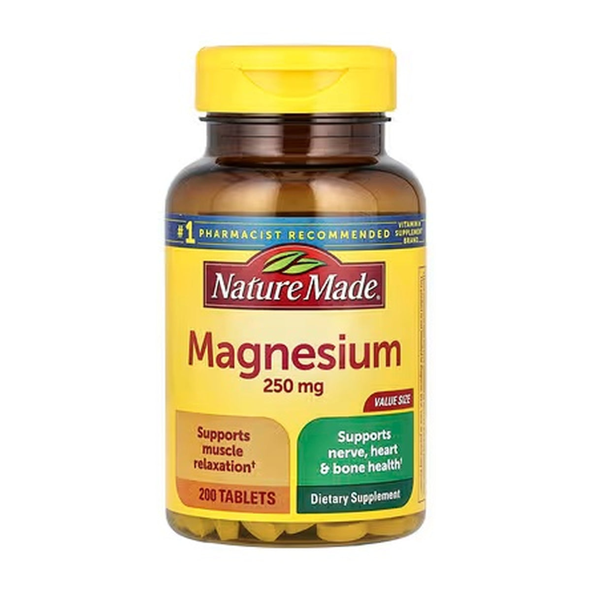 Nature Made Magnesium 250 mg - 200 Tablets