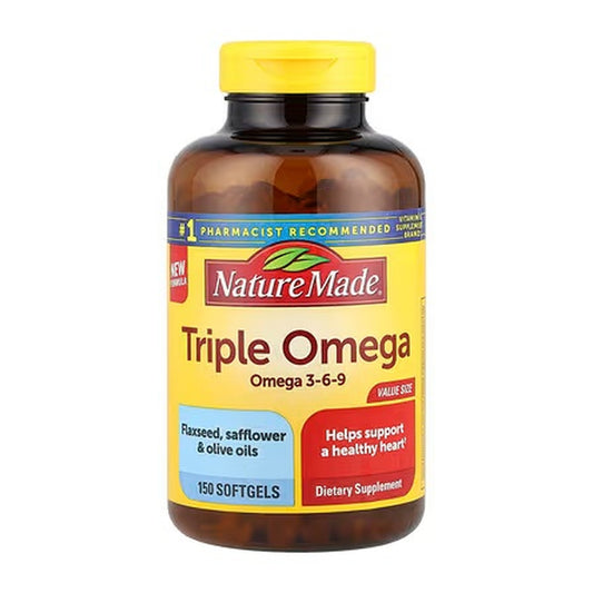 Nature Made Triple Omega 3-6-9 - 150 Softgels