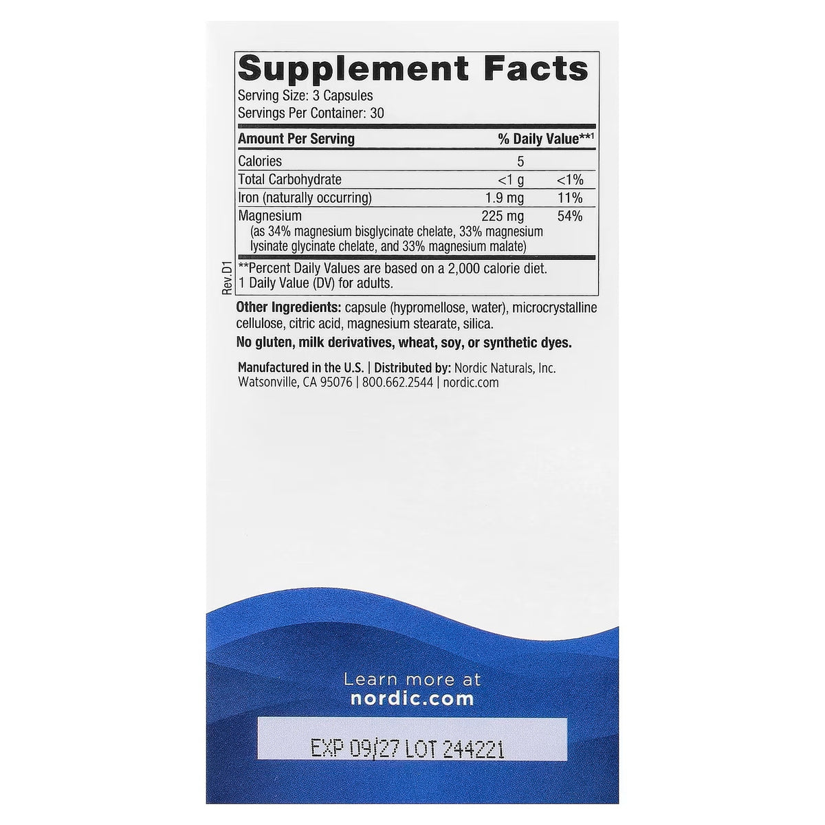 Nordic Naturals Magnesium Complex