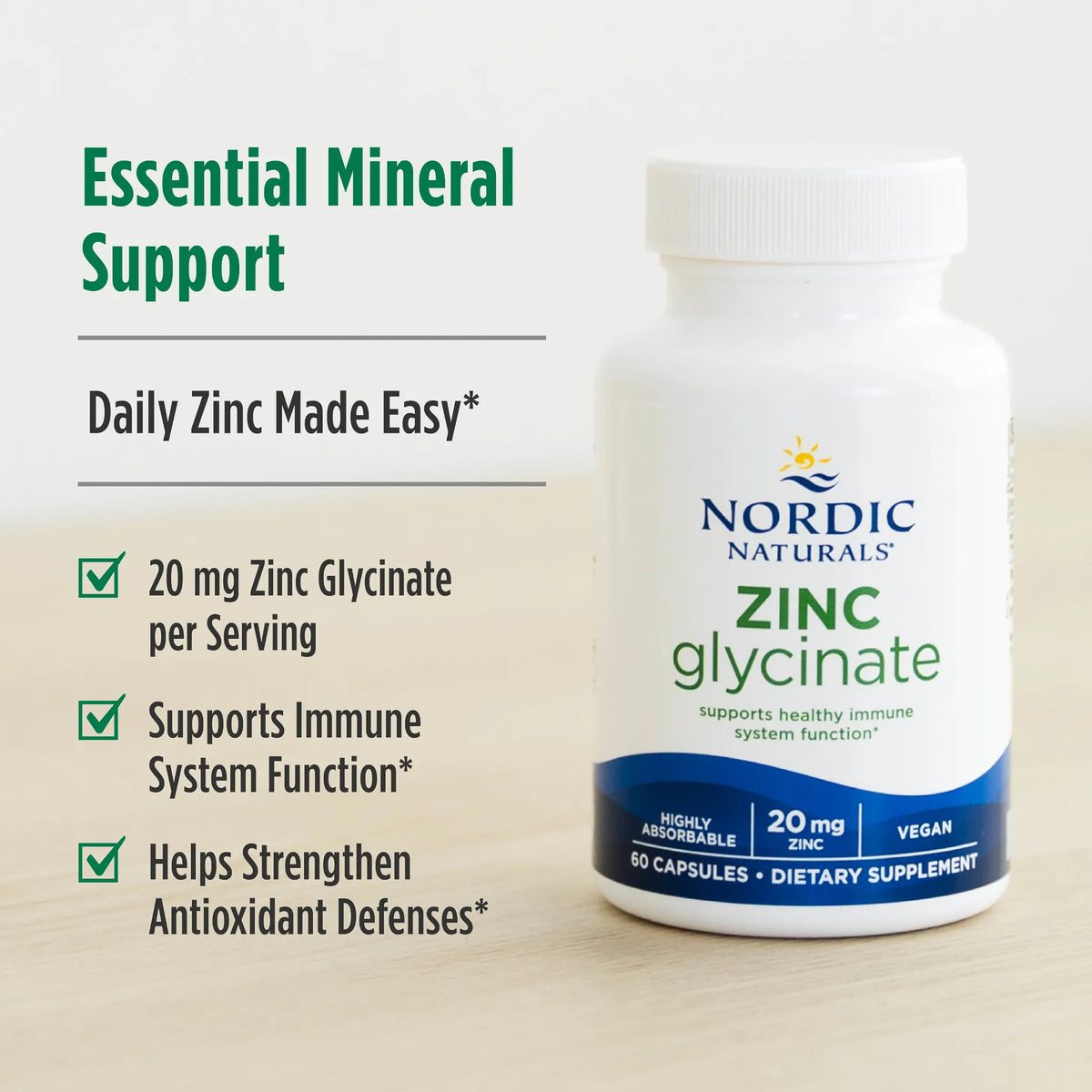 Nordic Naturals Zinc Glycinate
