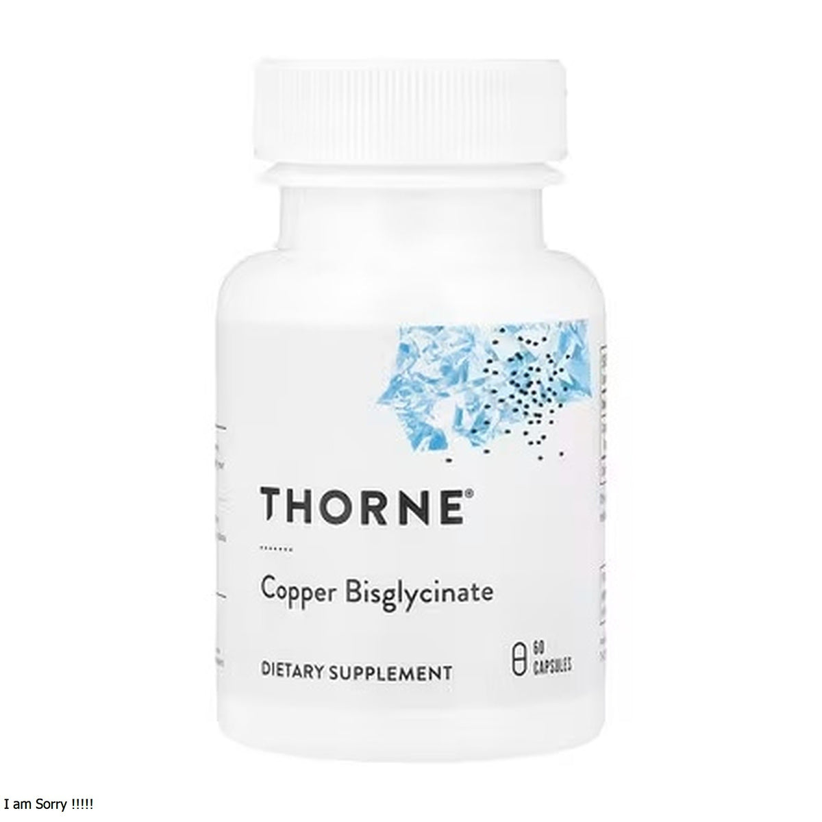 Thorne Copper Bisglycinate - 60 Capsules