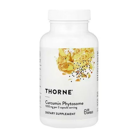 Thorne Curcumin Phytosome 1000mg Enhanced Bioavailability Joint Inflammation Antioxidant Support 120 Capsules Dietary Supplement