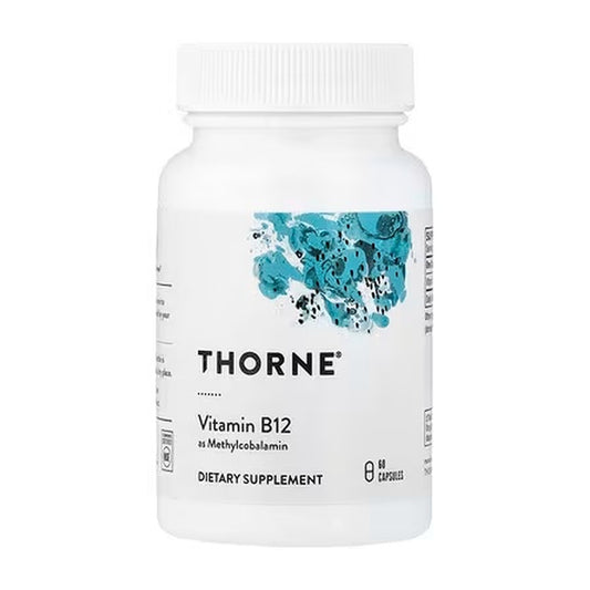 Thorne Vitamin B12 as Methylcobalamin - 60 Capsules product bottle