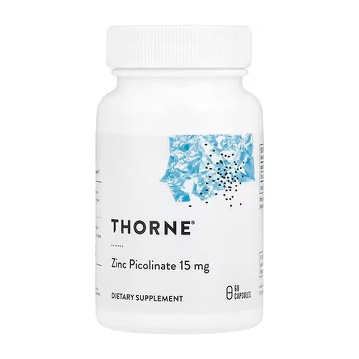 Thorne Zinc Picolinate 15mg Highly Bioavailable Chelated Zinc Immune Health Skin Hormone Balance 60 Capsules Dietary Supplement