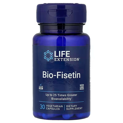 Life Extension Bio-Fisetin Up to 25 Times Greater Bioavailability 30 Vegetarian Capsules