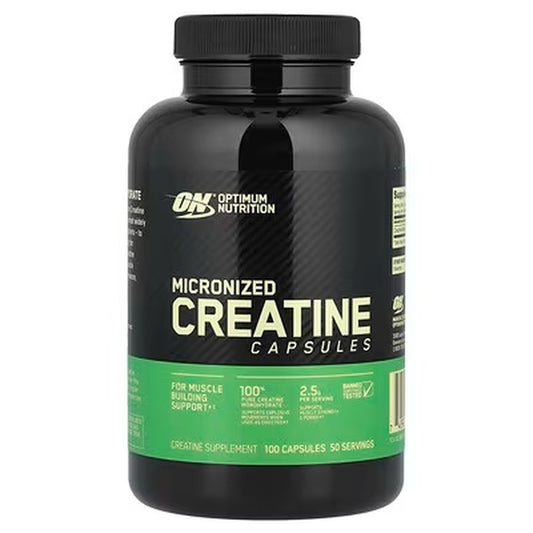 Optimum Nutrition Micronized Creatine Capsules – 100 Capsules — product image 1