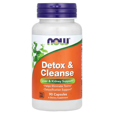 NOW Foods Detox and Cleanse Liver and Kidney Support 90 Capsules