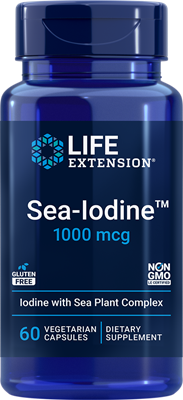 Life Extension Sea-Iodine 1000 mcg 60 vegetarian capsules bottle front