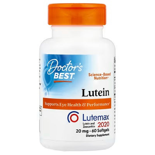 Doctor’s Best Lutein with Lutemax 2020 – 20 mg, 60 Softgels — product image 1