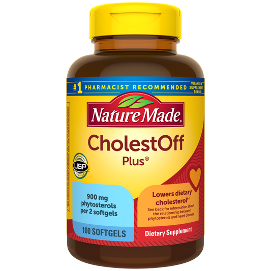 Nature Made CholestOff Plus – 100 Softgels — front package