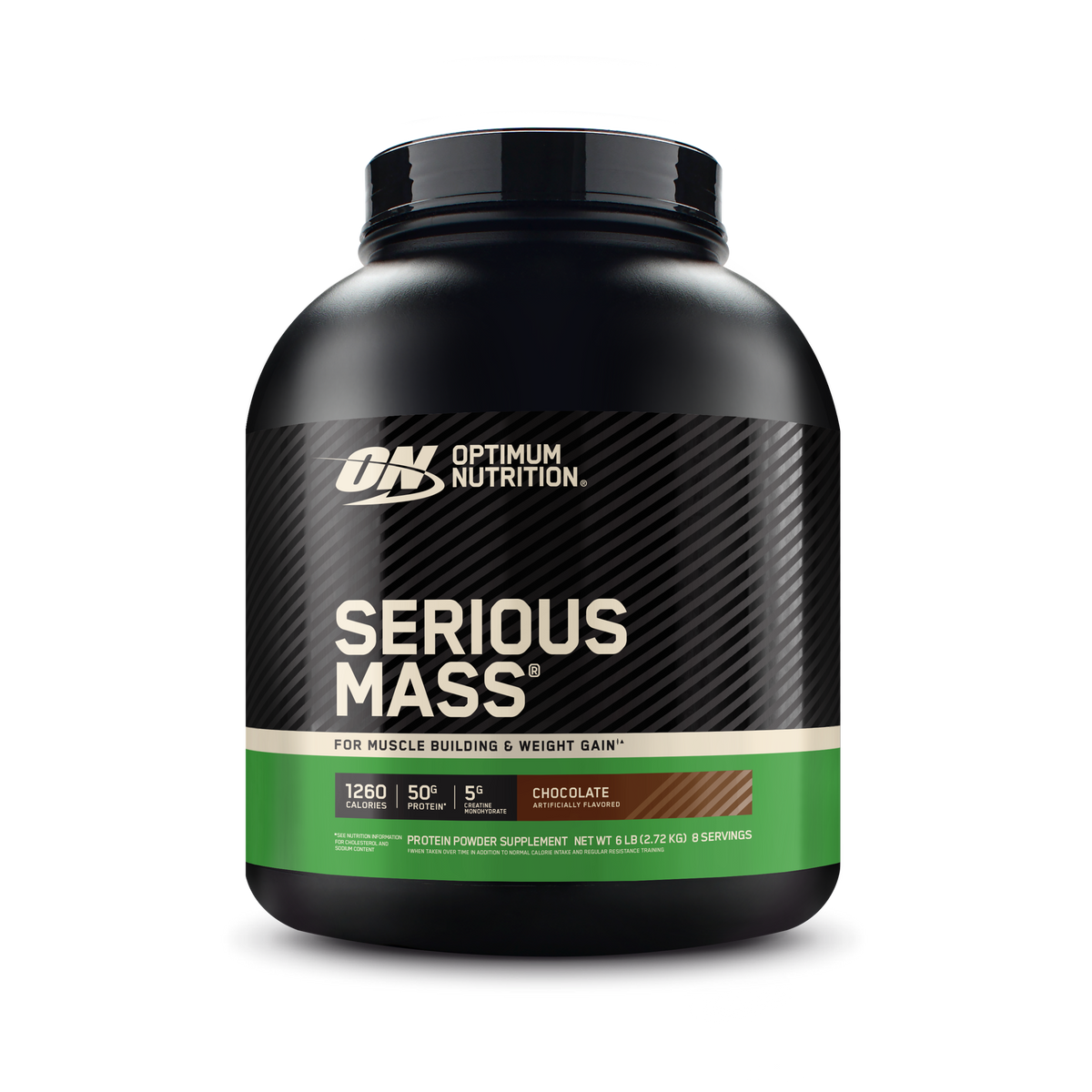 Optimum Nutrition Serious Mass – Chocolate, 6 lb — front package