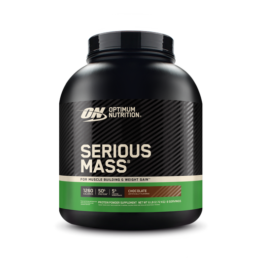 Optimum Nutrition Serious Mass – Chocolate, 6 lb — front package