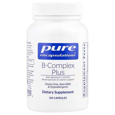 Pure Encapsulations B-Complex Plus 120 Capsules