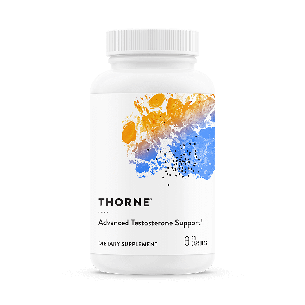 Thorne Advanced Testosterone Support – 60 Capsules — front package