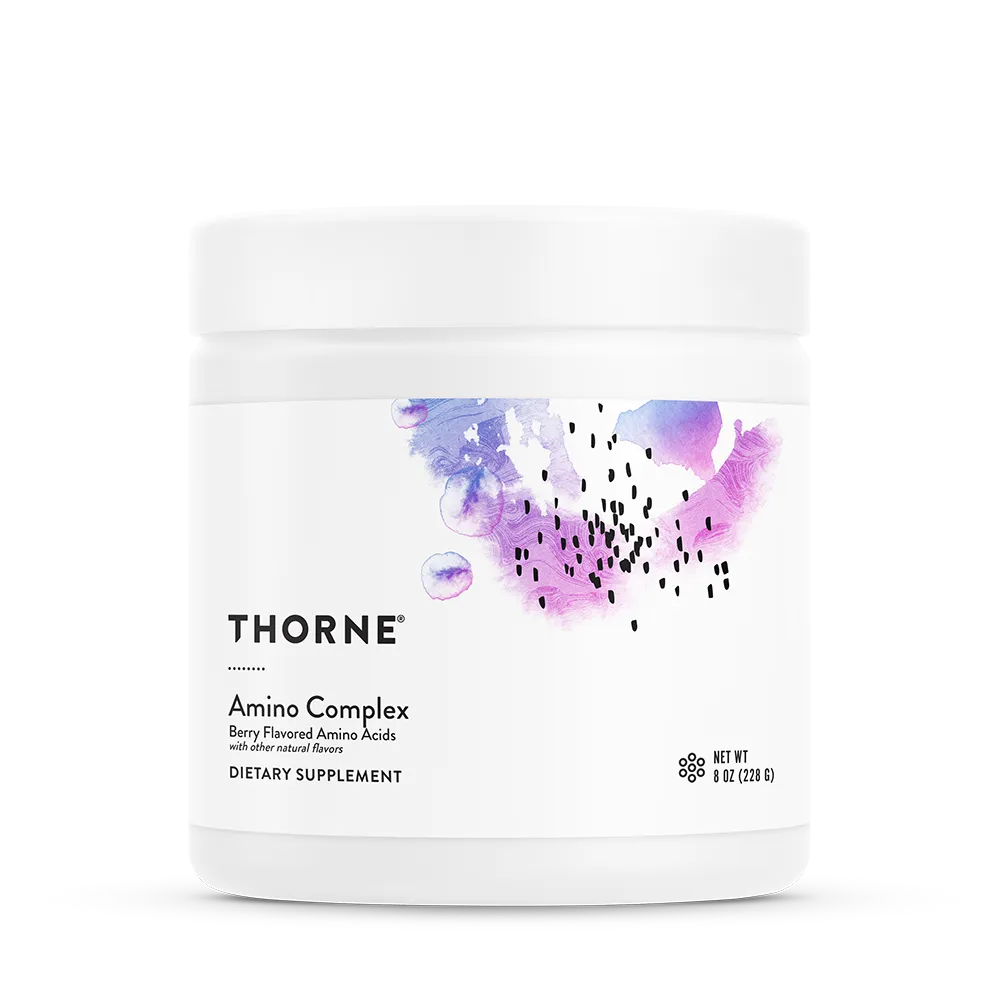 Thorne Amino Complex Berry Powder – 30 Servings — front package