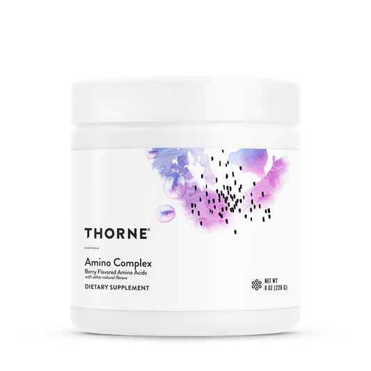 Thorne Amino Complex Berry Powder – 30 Servings — front package