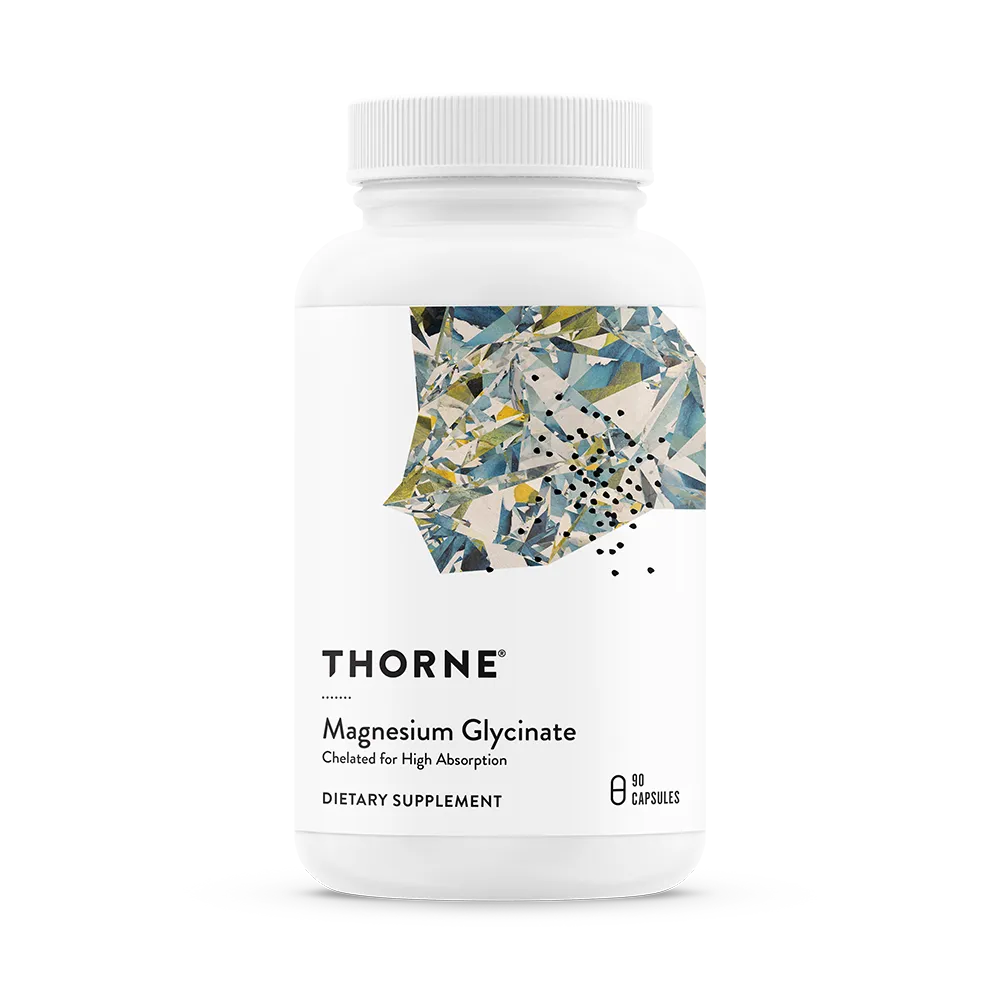 Thorne Magnesium Glycinate – 90 & 180 Capsules — front package