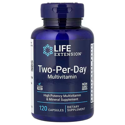 Life Extension Two-Per-Day Multivitamin – 120 Capsules, High Potency Multivitamin & Mineral Supplement