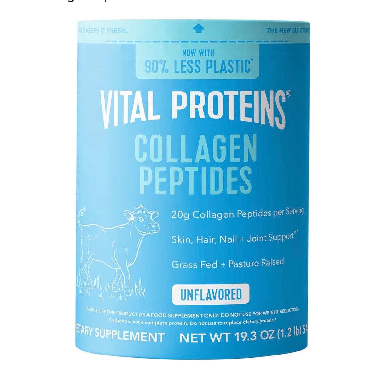 Vital Proteins Collagen Peptides Unflavored 19.3 oz front
