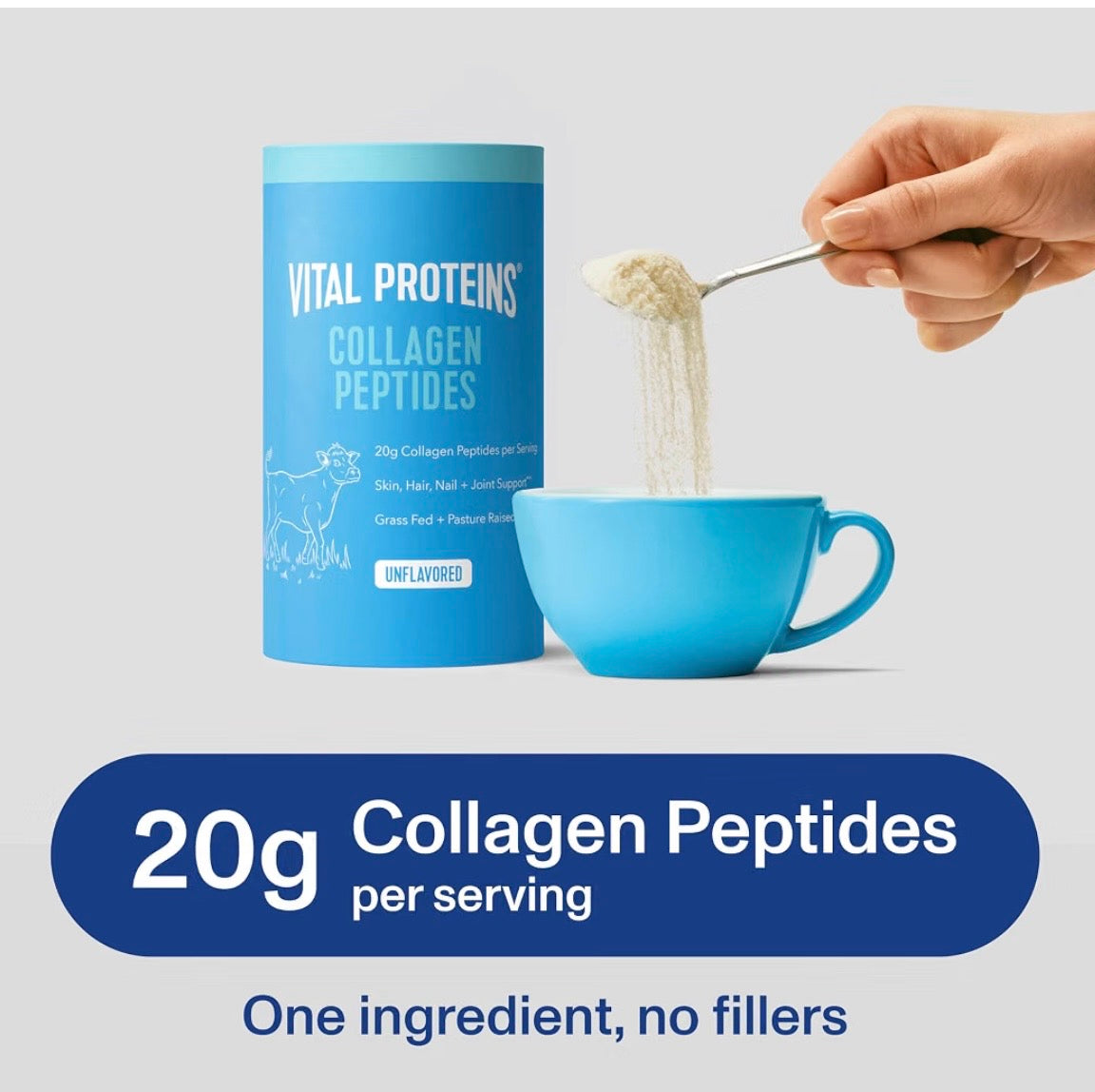 Vital Proteins Collagen Peptides 20 grams per serving