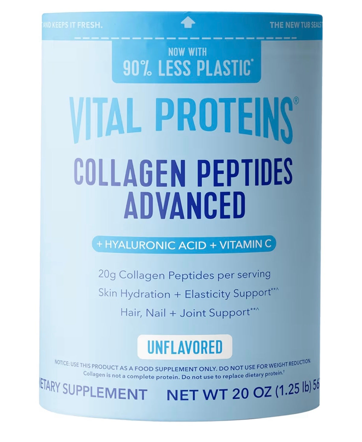Vital Proteins Collagen Peptides Advanced 20 oz front
