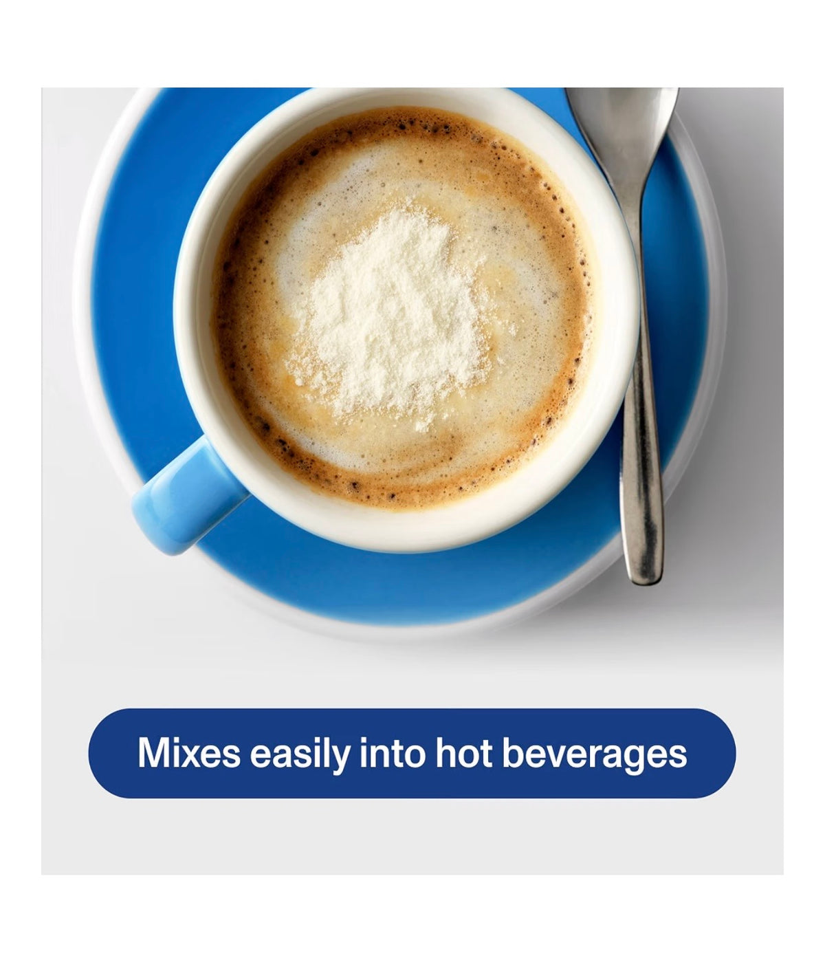 Vital Proteins Collagen Peptides Advanced mixed into a hot beverage