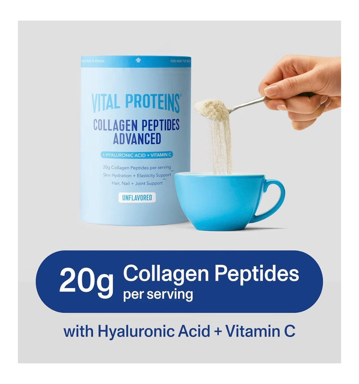 Vital Proteins Collagen Peptides Advanced 20 grams per serving