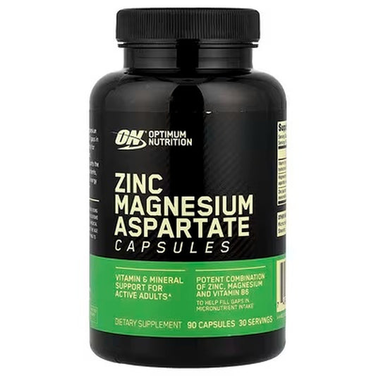 Optimum Nutrition Zinc Magnesium Aspartate with Vitamin B6 – 90 Capsules — product image 1